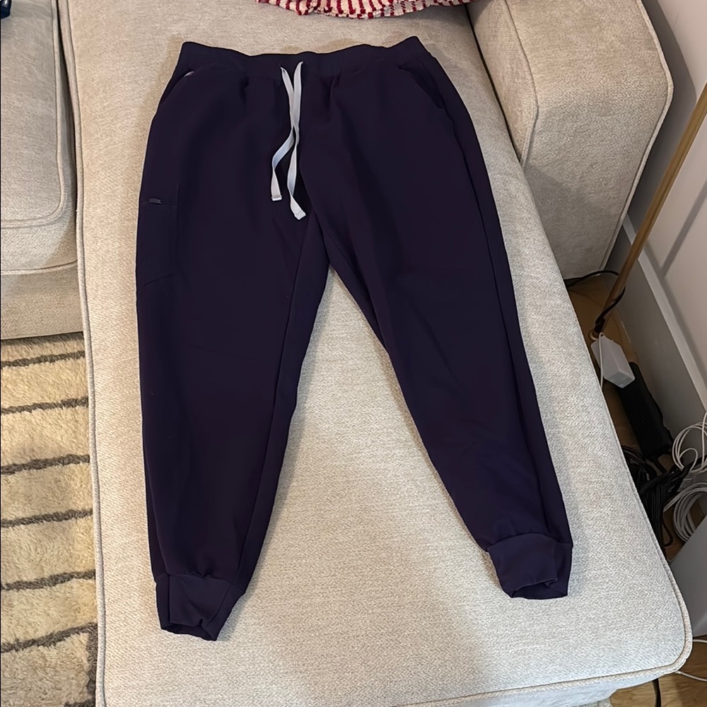 Figs Women’s Zamora Jogger Scrub Pants in Purple Jam